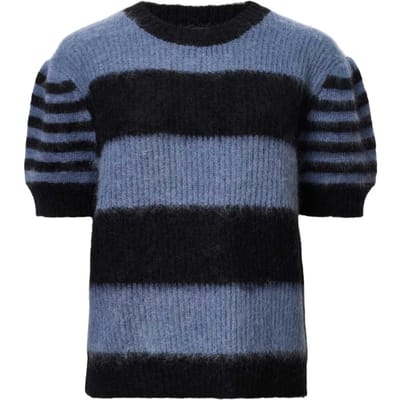 AllSaints Clem Tee Black/blue Taglia: XS | Maglioni a maglia Outlet | Donna | Nero