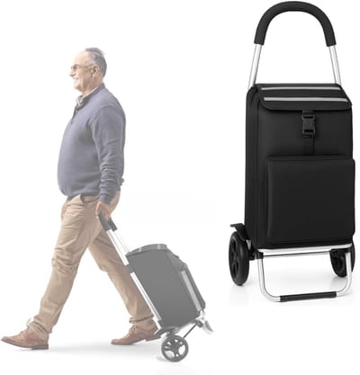 CLVP® Boodschappentrolley met Koelvak - Boodschappenwagen - Boodschappenkar