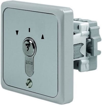 Sleutelschakelaar inbouw, incl halve europrofiel cilinder