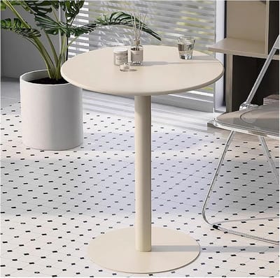 Bartafel Rond - Keukentafel Hoge - Gezellig Dineren - Industrieel Design - Meerdere Maten - Wit