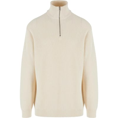Urban Classics - Rib Basic Sweater/trui - M - Creme