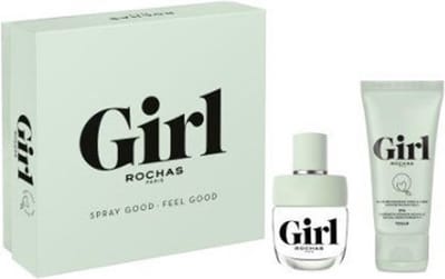 Rochas Girl Giftset 160 ml - Edt Spray 60ml/Exfoliating Body Wash 100ml