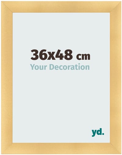 Your Decoration - Fotolijst 36x48 cm - MDF - Goud Mat - Pisa