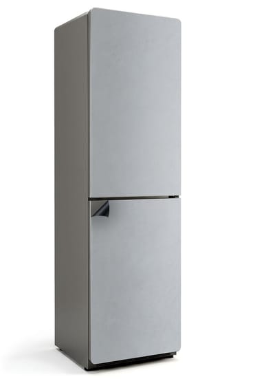 Wallfluent Magnetische Koelkastmat - Grijs Koelkast Magneet Sticker - 60 cm x 205 cm - Grijs Magnetische Koelkastmat - Magneetfolie Koelkast - Magneet Poster Voor Koelkast - Herbruikbare Magneetmat Koelkast