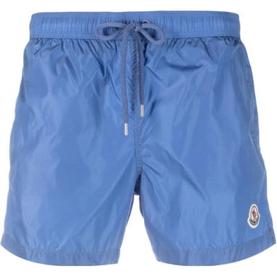 Moncler Casual Getailleerd Logo Zwembroek Heren zwemkleding Blauw I10912C0000753326-722 XL blue