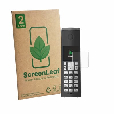 2 Stuks Screenprotector voor Panasonic KX-TGK220 - Hoogwaardige Beschermfolie transparant