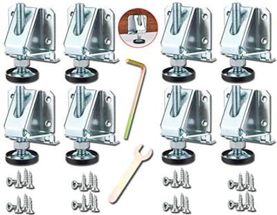 Verstelbare Meubel Levelers Set van 8 - Heavy Duty Niveau Voeten voor Tafels en Kasten
