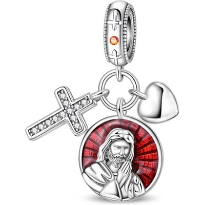 Bedel Koper Bijbel Jezus Kruis Engelen Gebed Serie Bedeltjes Kralen Hangers Past op Armbanden DoeHetZelf Vrouw Sieraden Knutselen gray