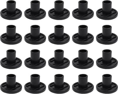 Tentstok Hulzen - Luifel Accessoires - Bescherming Tentdak - Waterbestendig ABS Materiaal - 20 Stuks - Zwart