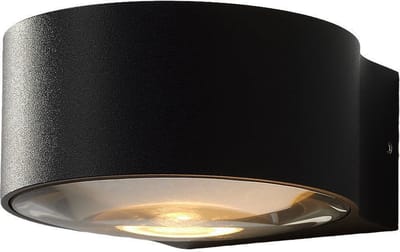 Artdelight Wandlamp LED Hudson Zwart IP54 8Watt 2700K