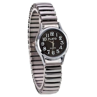 Fako® - Horloge - Rekband - Klein - Zwart