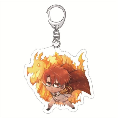 Solo Leveling Populaire Cartoon Anime Acryl Dubbelzijdige Sleutelhanger Rugzak Decoratie Accessoires Neutraal Feest Verjaardagscadeau orange