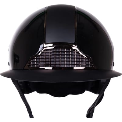 QHP - Veiligheidscap Miami - Polo Visor - Brede Klep - Zwart - 51-55