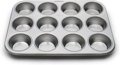 12-Cup Muffin- en Cupcake-bakvorm van staal - Perfecte bakresultaten