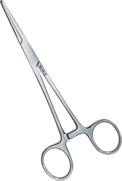 Professionele Rechte Hemostatische Pincet voor Huisdierverzorging - Visschaar Gereedschap van Roestvrij Staal