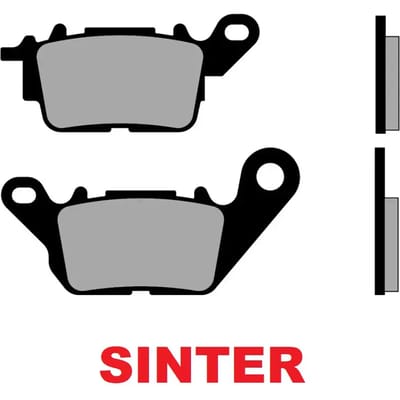 Gesinterde motorfiets remblokken Brenta