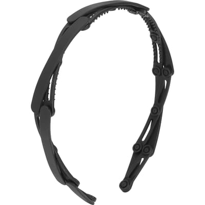 Compacte Opvouwbare Hoofdband Intrekbare Zakhoofdband Haar Hoepels Hoofdsieraad voor Meisjes Zwart zwart