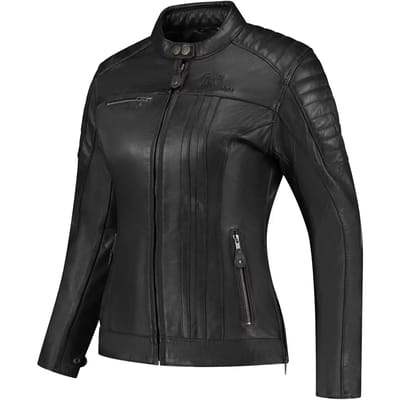 Leren motorjack voor vrouwen Rusty Stitches Jack Alice