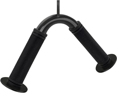 V-vormige Tricepsgreep - Kabeltrekaccessoire Pulldown Stang - Kracht Training - Ergonomische Antislip Coating - 22 x 20 x 6 cm