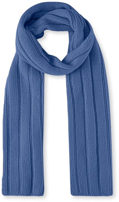 FALKE Scarf in Rib sneldrogend warm kasjmier wintersjaal unisex bruin - maat ONESIZE