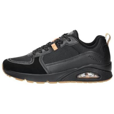 Skechers Uno - Layover Sneakers Laag - Zwart