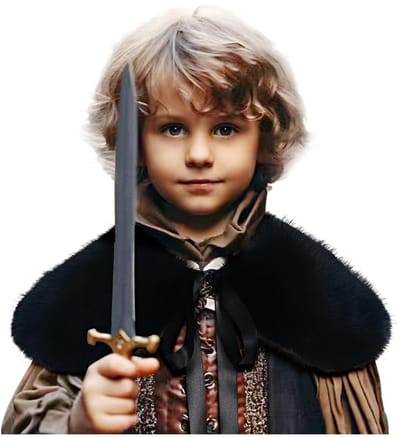 MTTProducts - Viking kostuum - Faux Fur Capelet - Unisex-Youth - Gemakkelijk te dragen - Ideaal voor kostuumfeesten - Perfect voor jongens en meisjes