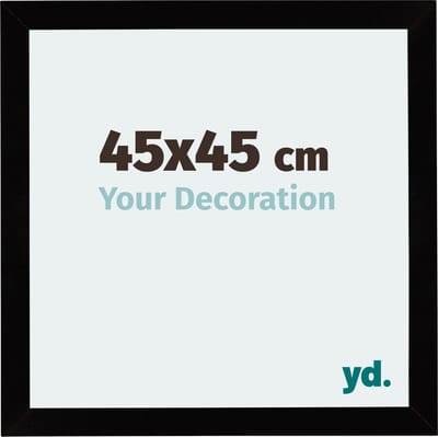 Your Decoration - Fotolijst 45x45 cm - MDF - Zwart Hoogglans - Mura