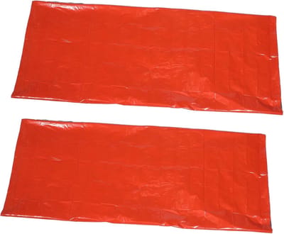 Nooddeken Set - Overlevingsdeken Thermisch - Outdoor Noodsituaties - Compact Opvouwbaar - 210x130cm - Oranje