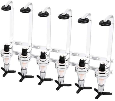 Compact wandgemonteerde drankdispenser voor de bar