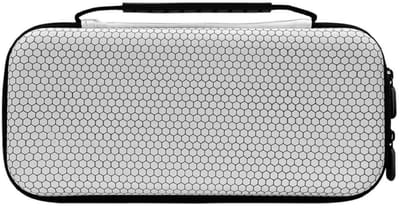 Luxe AeroCase Etui Hoes Cover geschikt voor Nintendo Switch 2 - Wit - Honingraat
