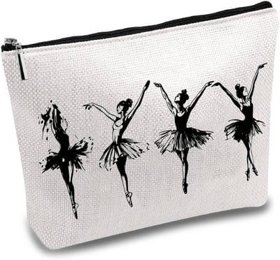 Dailygoody - Make-uptas - Cosmetische tas - Draagbaar en multifunctioneel - 25,4 x 18,3 cm - Geschikt voor dansleraren en vrouwen
