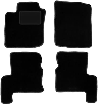 Zwarte veloursmatten voor: Suzuki Grand Vitara XL7 SUV (2002-2005)