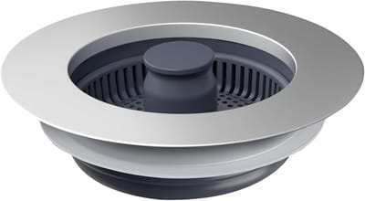 3-in-1 RVS Afvoerstopper voor Keuken, Geurremmende Stop, Afvoergatfilter en Verstopking Voorkomend Systeem, Ideaal voor Afvoer en Keukenaccessoires