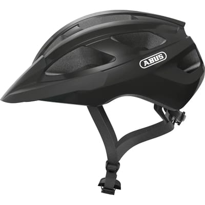 Fietshelm ABUS MACATOR velvet black M - 52-58 cm - zwart - Geschikt voor gebruik op elektrische fietsen - stadsfietsen - 300 g