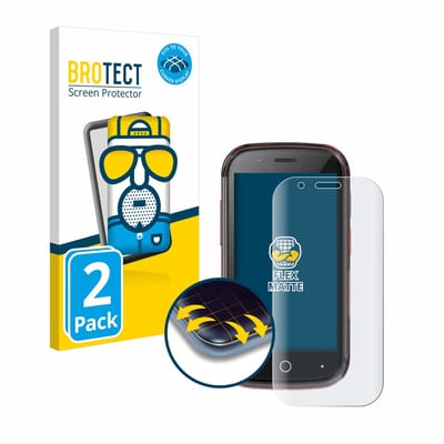 BROTECT - Screenprotector voor Unihertz Jelly Star - Folie Beschermfolie matte volledig dekking 2 Stuks