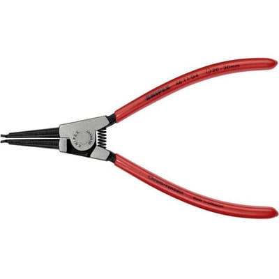 Knipex 46 11 G4 Precisie-borgveertang Geschikt voor borgringen Buitenringen 20-30 mm Puntvorm Recht
