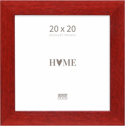 Deknudt Frames fotolijst S226K4 - rood - hout - breed - 20x20 cm