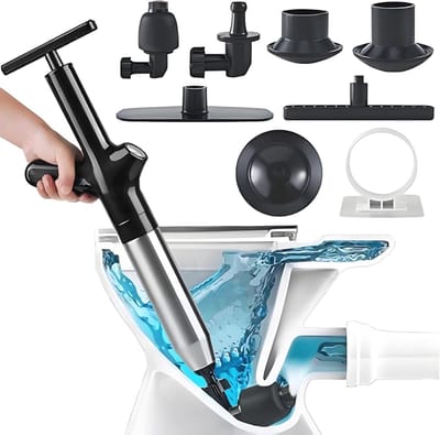 Efficiënte Buisreinigingspomp voor Toilet en Afvoer - Ontstopper voor Wastafel, Badkamer en Keuken