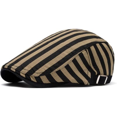 Chapeaux à carreaux pour hommes et femmes pour le printemps et l'été, Casquettes de sport et décontractées à visière, Bérets réglables One Size gray