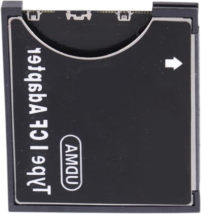Geheugenkaart Adapter - Compact Flash Lezer - Opslag Uitbreiden - Type I Interface - Tot 2TB - Zwart