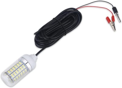 Onderwater LED Vislamp voor Boot, 12V Nachtverlichting voor Vissen, Waterdichte Bait Light met Wit Licht