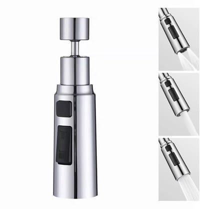 Dailygoods- Jetregulator Waterbesparend - 3 Waterstroommodi - 360 Graden Draaibaar - Filter - Koper - 135 mm Lengte - Kraanaccessoire