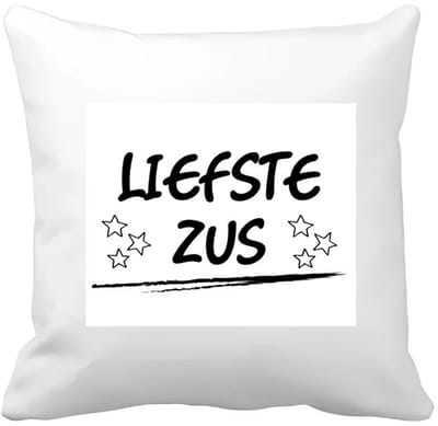 Akyol - liefste zus Kussen hoes - Zus - je zus - verjaardagscadeau - cadeau voor zus - gift - kado - 40 bij 40 cm