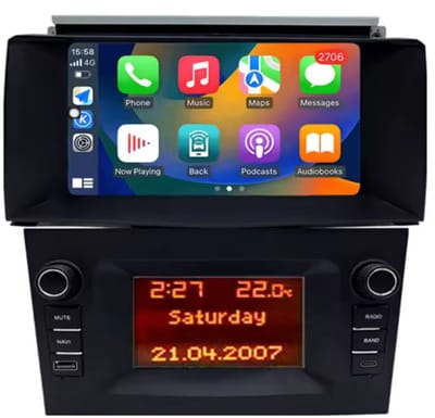 Navigatiesysteem auto met scherm - autoradio geschikt voor CarPlay en Android auto - bluetooth radio - geschikt voor Opel Astra H 2004-2010