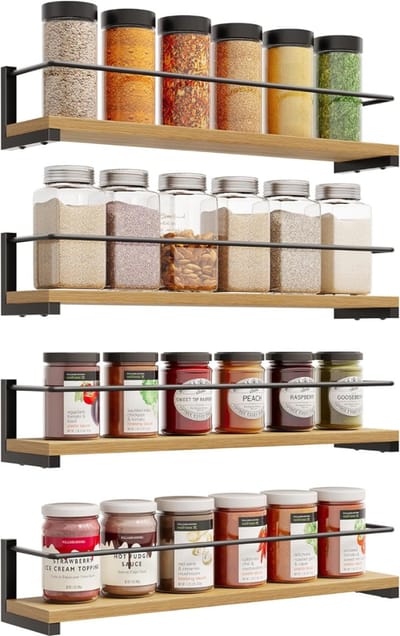 RVV® Kruidenrek ophangbaar - Kruidenrek - Zwart - 9cm x 40cm x 7cm