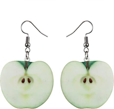 Fako Bijoux® - Oorbellen - Groente & Fruit - Appel