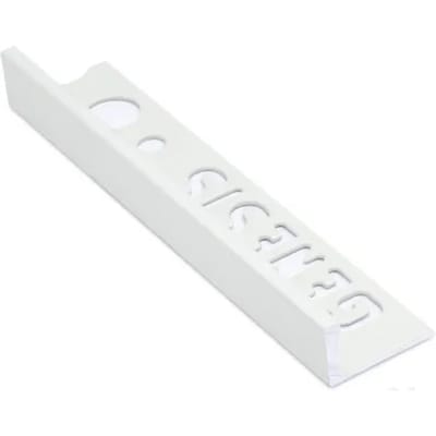 Genesis Hoekprofiel - Aluminium Wit - 10x10mm 2,7m