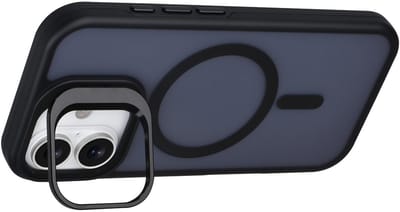 TUNIQ Back cover voor iPhone 17 - MagSafe - Met Camerastand - Zwart