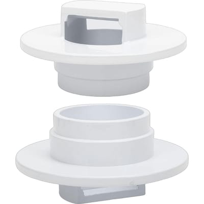 Outil de pression pour trou de putting en alliage d'aluminium Poignée ergonomique Outil de positionnement pour trou de putting Blanc white