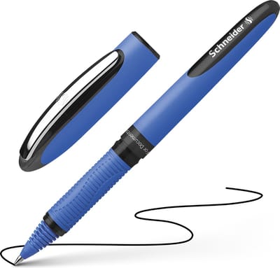 Schneider rollerball - One Hybrid C - conus punt - lijnbreedte 0,5mm - zwart - S-183201